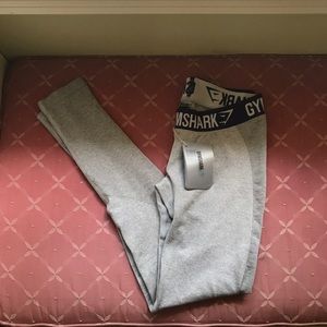 GymShark Flex Leggings light grey marl/indigo